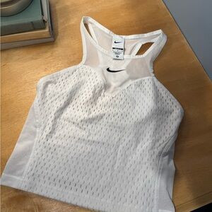 Nike Court Dri-FIT Slam Tennis White Tank Top - Women's Size M